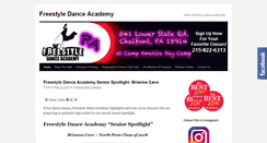 Desktop Screenshot of freestyledancepa.com